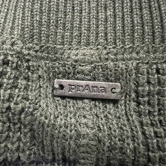 Prana Dress Women's Size Medium Milani Henley Thermal Waffle Knit Cotton Wool - Picture 6 of 7